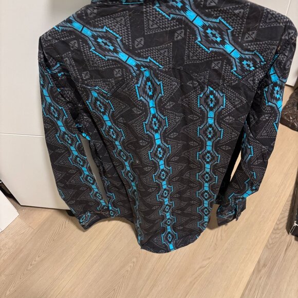 Rock n Roll Cowboy Aztec Shirt BNWT - Picture 4 of 5